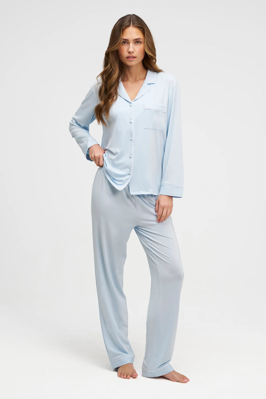 Long Tencel PJ Set