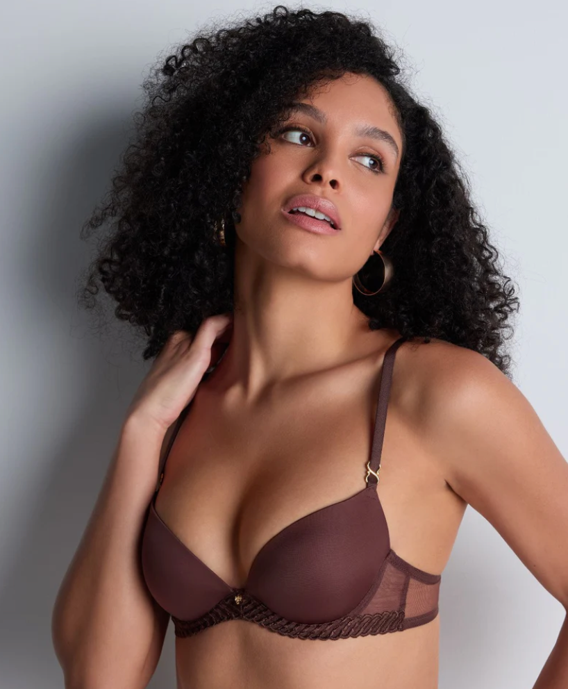 Sheer Emotion Plunge Bra