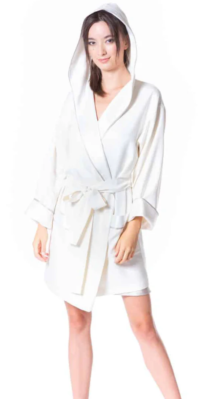 Short Waffle Robe