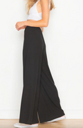 Feather Weight Rib Wide Leg Pant