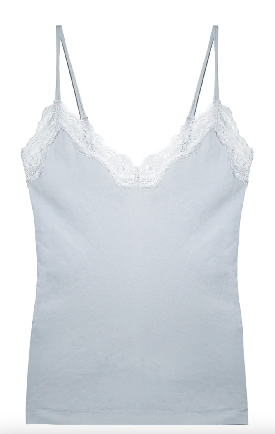 Organic Cotton Cami With Lace