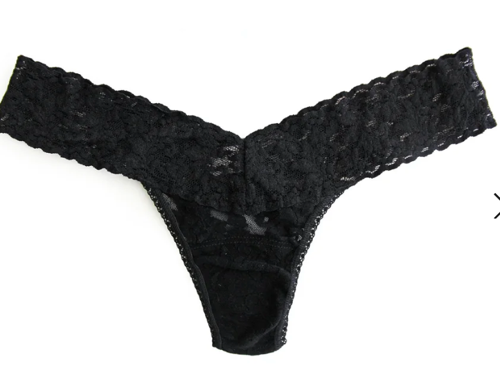 Sig Lace Low Rise Thong